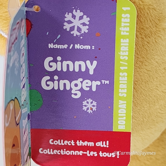 GINNY GINGER 🐶 Gund Drops 6" Gingerbread Puppy by Gund Teddy Bear ☆ NWT ☆ - Picture 4 of 8